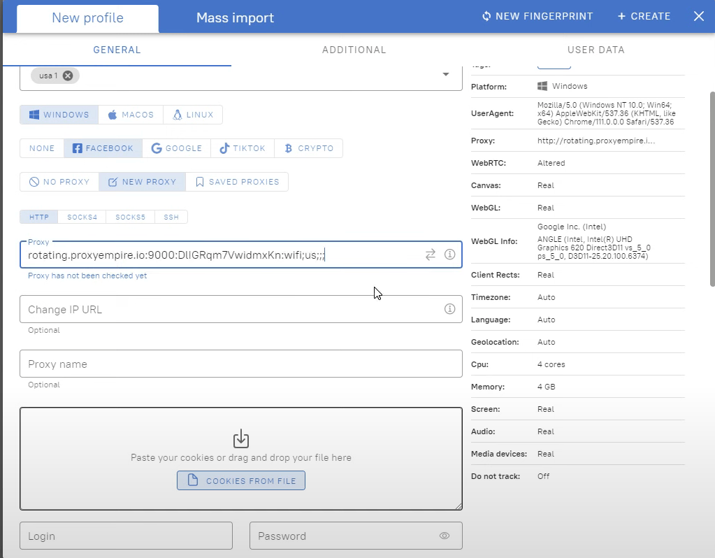 Configure Proxy Settings in Dolphin Anty Browser