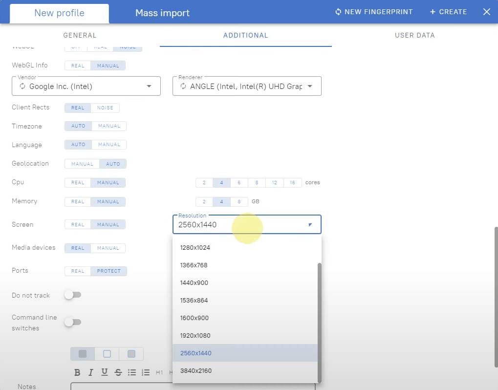 Dolphin anty settings