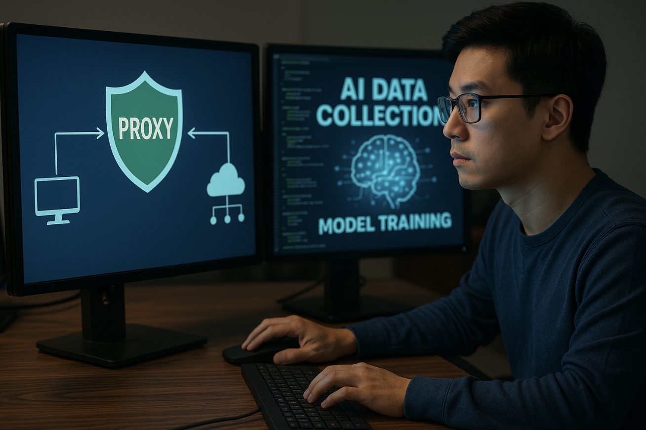 Using Proxies to Power AI Data Collection for Model Training - ProxyEmpire