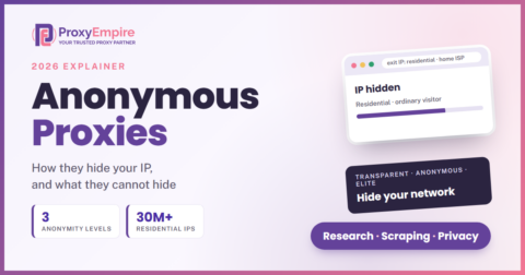 Anonymous proxies explained: hiding your IP, elite proxies and their limits