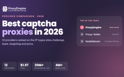 Best Captcha Proxies in 2026: 12 Providers Compared