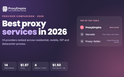 Best Proxy Services in 2026: 14 Providers Compared