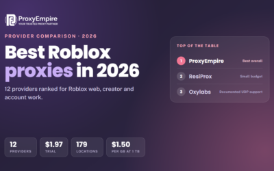 Best Roblox Proxies in 2026: 12 Providers Compared