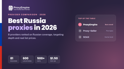 Russia proxies comparison 2026 - residential, mobile and datacenter Russian IPs