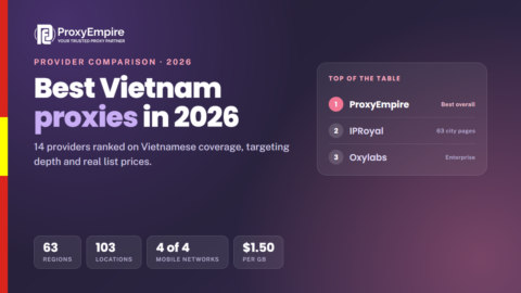 Vietnam proxies comparison 2026 - residential, mobile and datacenter Vietnamese IPs