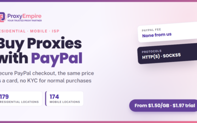 Buy Proxies with PayPal: Residential, Mobile, ISP & SOCKS5