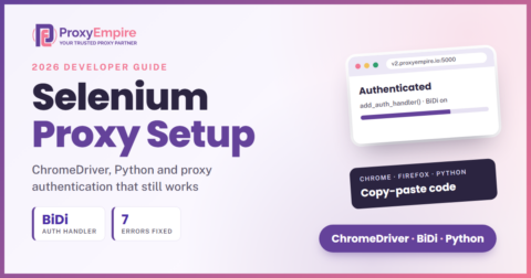 Selenium proxy setup with ChromeDriver and Python, including proxy authentication