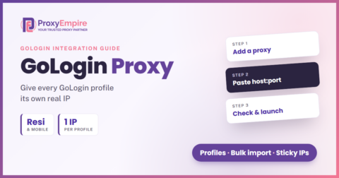 GoLogin proxy setup: how to use ProxyEmpire residential and mobile proxies with GoLogin browser profiles