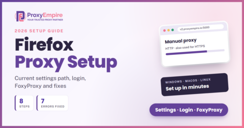How to set up a proxy in Firefox: connection settings, login and FoxyProxy