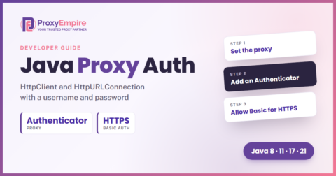 Java proxy authentication guide: HttpClient and HttpURLConnection with a username and password