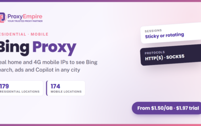 Bing Proxies: Residential & Mobile IPs for Search, Ads and Copilot