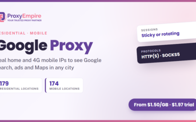 Google Proxies: Residential & Mobile IPs for Search, Ads and Accounts