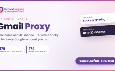 Gmail Proxies: Residential & Mobile IPs for Every Google Account