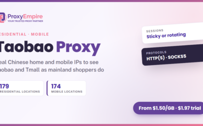 Taobao Proxies: Chinese Residential & Mobile IPs for Taobao and Tmall