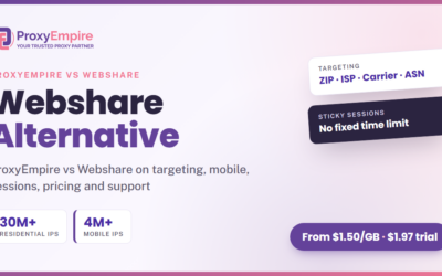 Webshare Alternative: ProxyEmpire vs Webshare