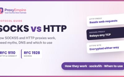SOCKS vs HTTP Proxy: How SOCKS5 and HTTP Proxies Differ, and Which to Use