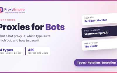 What Are Proxies for Bots? Bot Proxy Types, Uses and Setup