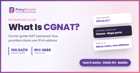 CGNAT diagram: many subscribers share one public IPv4 address through the provider's carrier-grade NAT