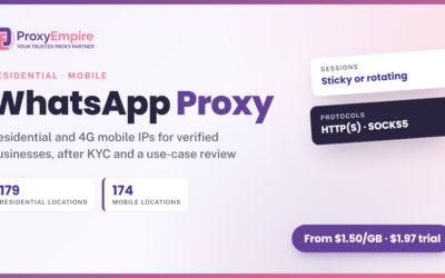 WhatsApp Proxies: Residential & Mobile IPs for Verified Business Use