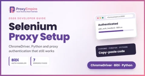 Selenium proxy setup with ChromeDriver and Python, including proxy authentication