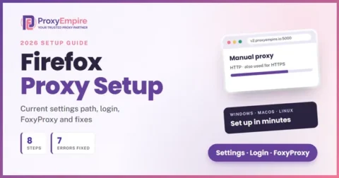 How to set up a proxy in Firefox: connection settings, login and FoxyProxy