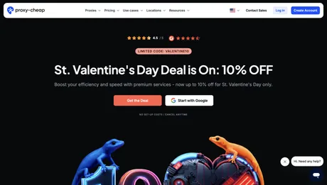 Proxy-Cheap static residential and datacenter proxies homepage