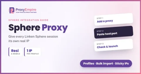 Sphere browser proxy setup: how to use ProxyEmpire residential and mobile proxies with Linken Sphere sessions