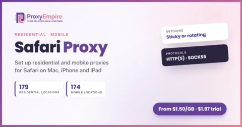 Safari proxy by ProxyEmpire: how to set up residential and mobile proxies for Safari on Mac and iPhone