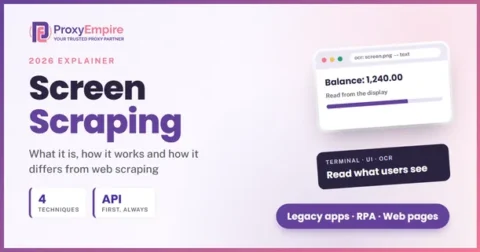 Screen scraping vs web scraping explained: techniques, uses and limits