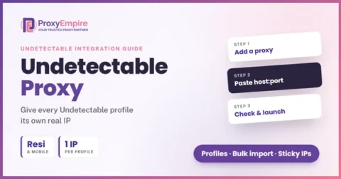 Undetectable browser proxy setup and review: how to use ProxyEmpire proxies with Undetectable profiles
